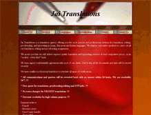 Tablet Screenshot of jaitrans.com